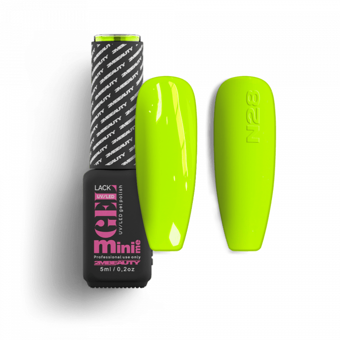 Gel Lack - Neon N028 - HEMA Mentes (5ml - mini me)