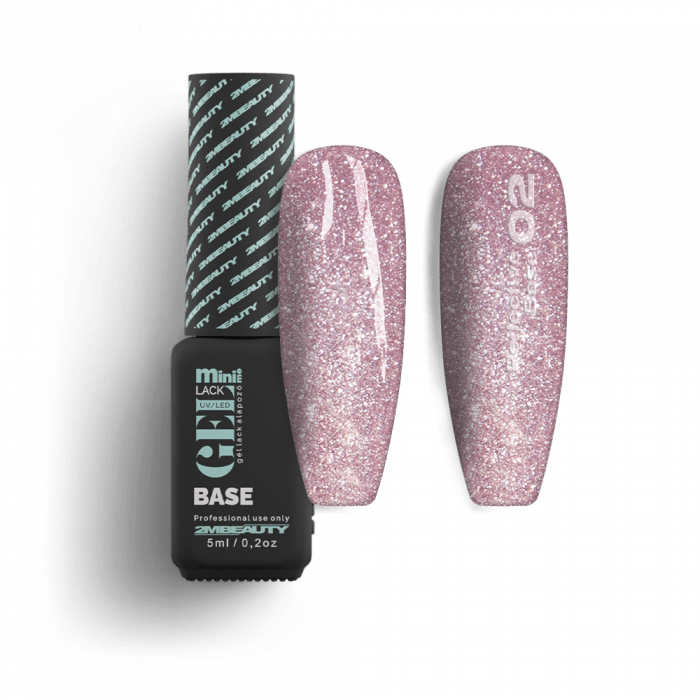 Gel Lack - Reflective Base 02 - HEMA Mentes (5ml - mini me)