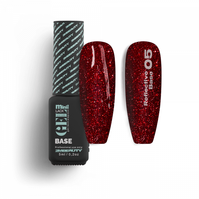 Gel Lack - Reflective Base 05 - HEMA Mentes (5ml - mini me)