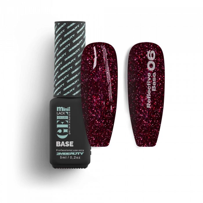 Gel Lack - Reflective Base 06 - HEMA Mentes (5ml - mini me)