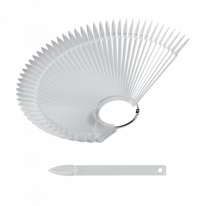 Nyeles Hegyes Tip Fém Gyűrűvel (50db-os) (Clear)