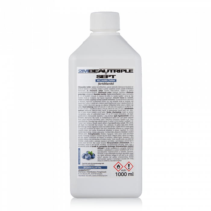 2MBeautriple-Sept - 3in1 Fertőtlenítő - Áfonya (1000ml )
