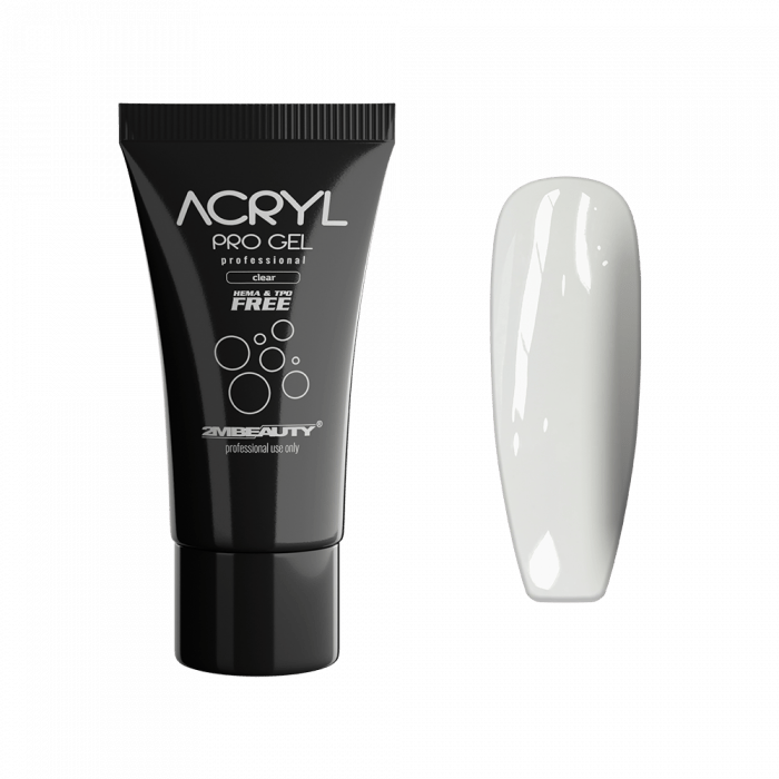 Acryl Pro Gel White - HEMA Mentes Akrilzselé - Tubusos (30g)