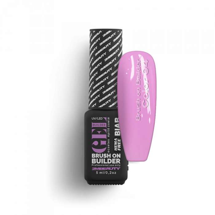 Brush On Builder Color 04 - HEMA Mentes Ecsetes Építőzselé (5ml - mini me)