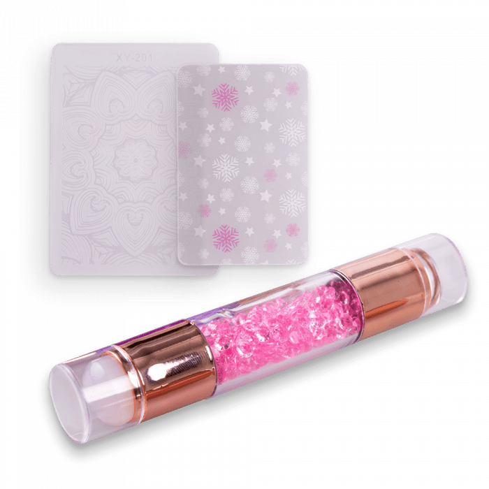 Dupla Szilikonos Nyomdafej (Pink)