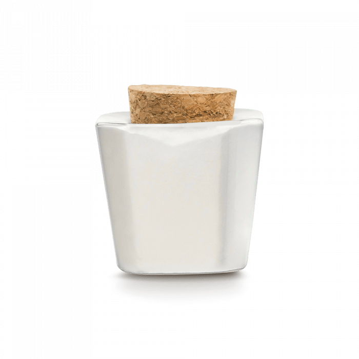 Liquidtartó Porcelán (Fehér, Trapezoid)