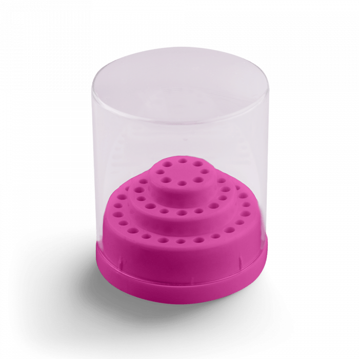 Csiszolófej Tartó Doboz 48 Darabos (Magenta)