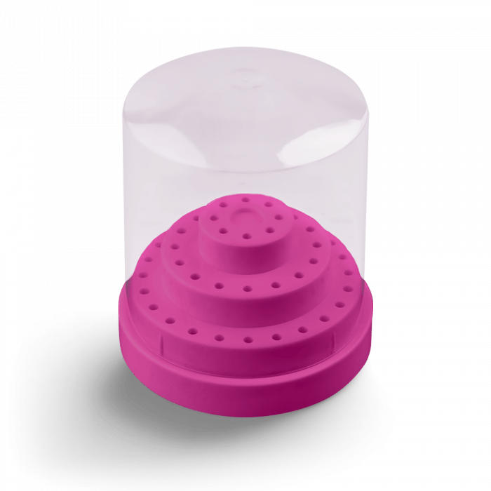 Csiszolófej Tartó Doboz 48 Darabos (Magenta, XL)