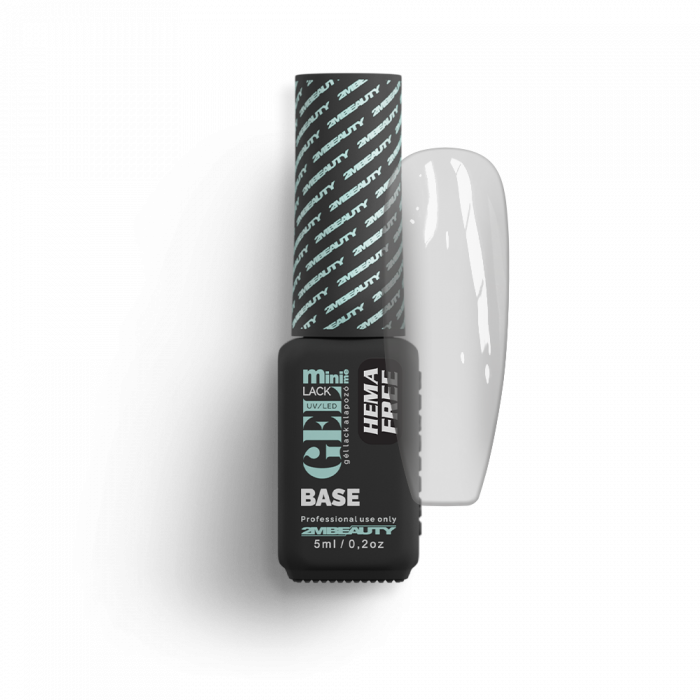 Gel Lack - Rubber Base Clear - HEMA Mentes (5ml - mini me)