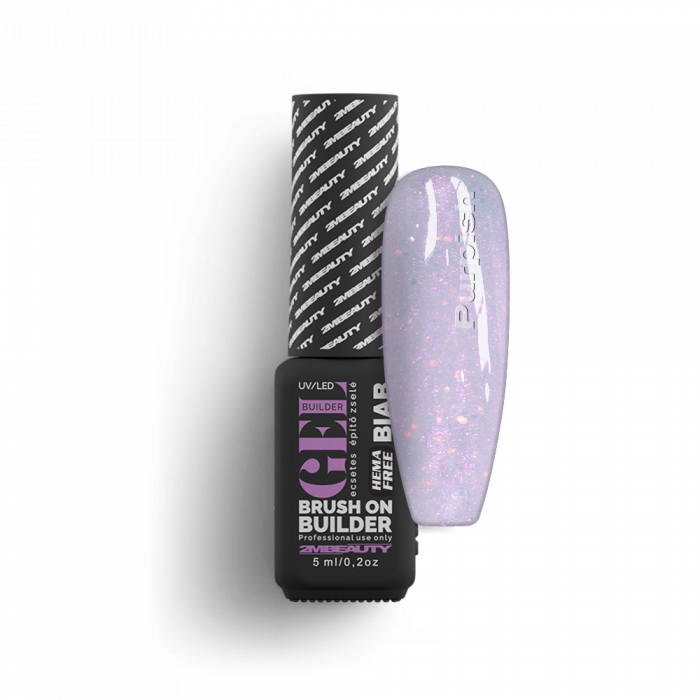 BIAB - Wedding - Purplish - HEMA Mentes Ecsetes Építőzselé (5ml - mini me)