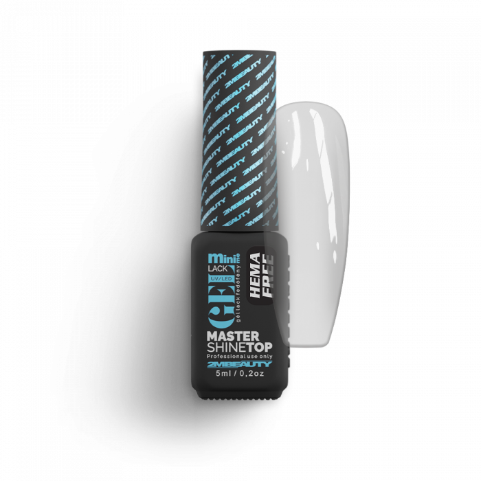 Gel Lack Fedő - Master Shine Top - HEMA Mentes (5ml - mini me)