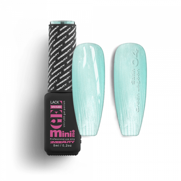 Gel Lack - Satin - 04 Green Lagoon - HEMA Mentes (5ml - mini me)