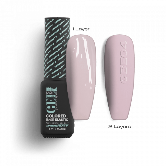 Gel Lack - Colored Base Elastic CBE04 - HEMA Mentes (5ml - mini me)