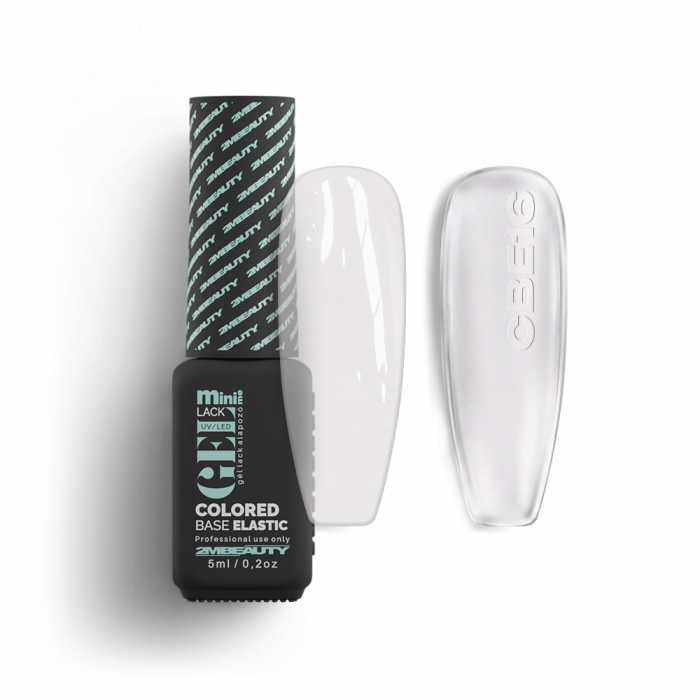 Gel Lack - Colored Base Elastic CBE16 Clear Pink - HEMA Mentes (5ml - mini me)
