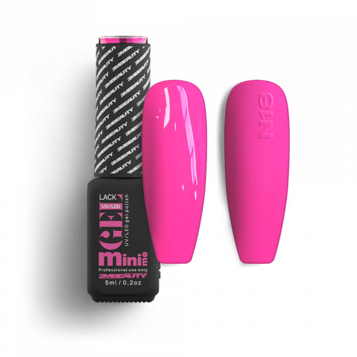 Gel Lack - Neon N018 - HEMA Mentes (5ml - mini me)