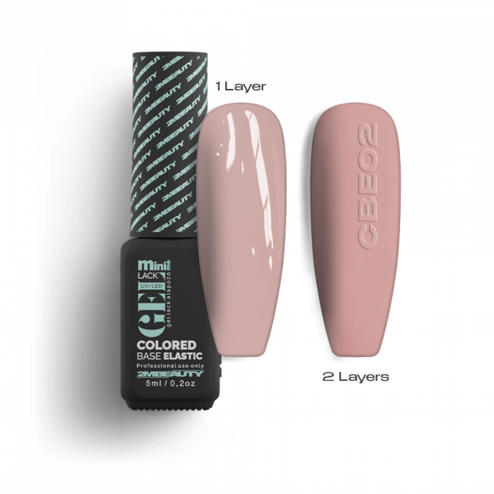 Gel Lack - Colored Base Elastic CBE02 - HEMA Mentes (5ml - mini me)