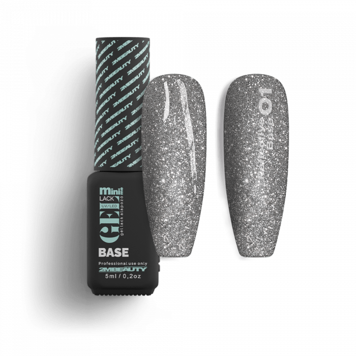 Gel Lack - Reflective Base 01 - HEMA Mentes (5ml - mini me)
