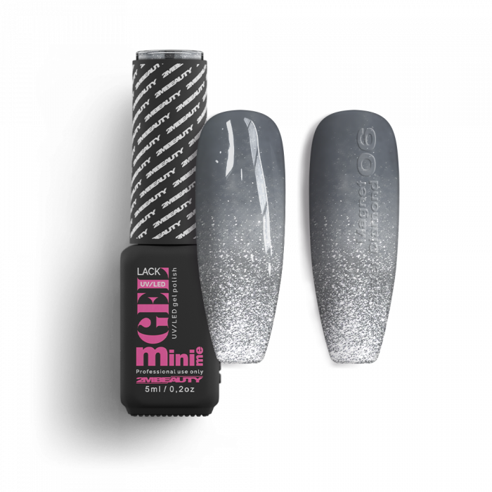 Gel Lack - Magnet Super Diamond 06 - HEMA Mentes (5ml - mini me)