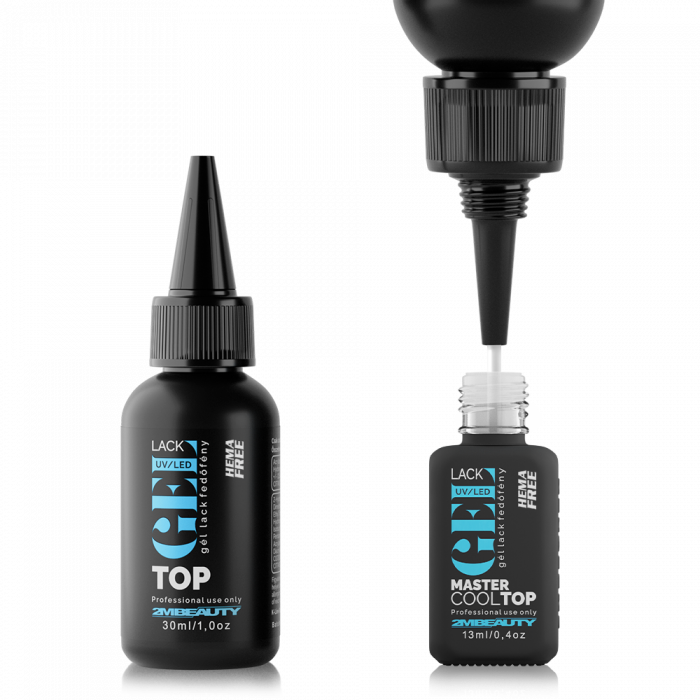 Gel Lack Fedő - Master Cool Top - HEMA Mentes (30 ml)