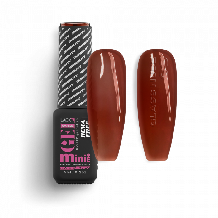Gel Lack - Glass Nude 06 - HEMA Mentes (5ml - mini me)