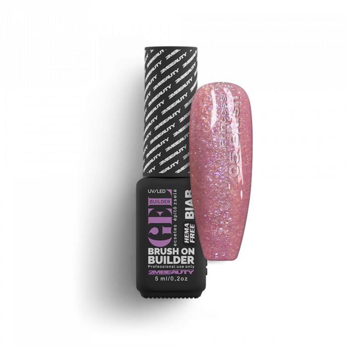 BIAB - Princess - 05 Blush - HEMA Mentes Ecsetes Építőzselé (5ml - mini me)