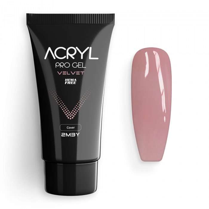 Acryl Pro Gel Velvet - Cover - HEMA Mentes Akrilzselé (60g)