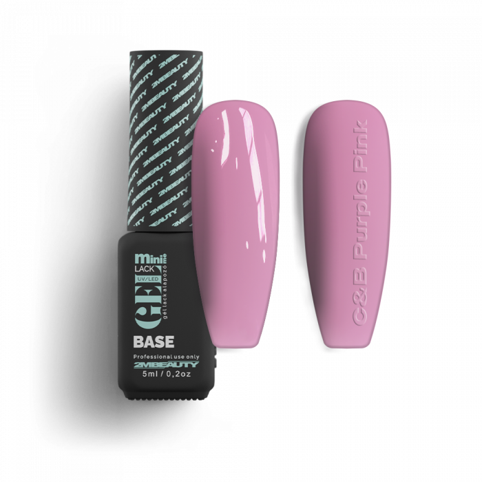 Gel Lack - Colour And Base In One C&B Purple Pink - HEMA Mentes (5ml - mini me)