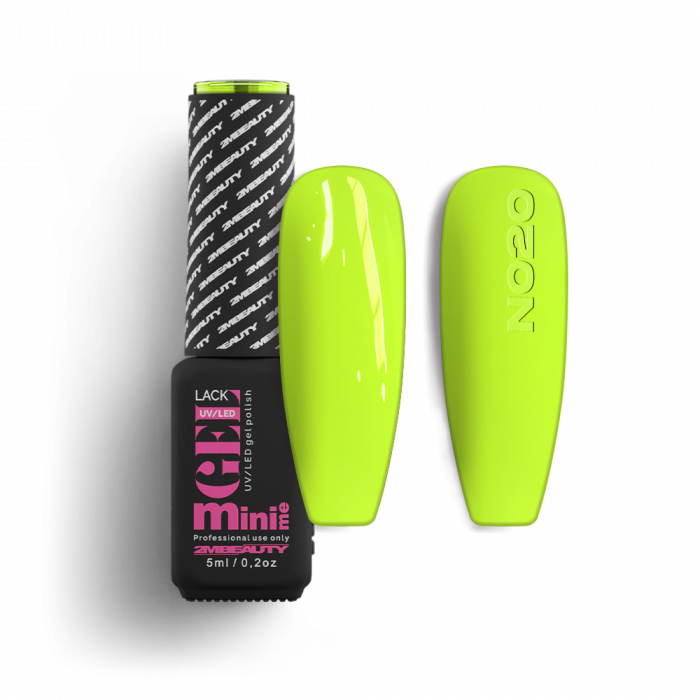 Gel Lack - Neon N020 - HEMA Mentes (5ml - mini me)