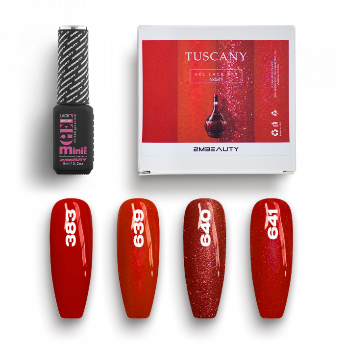 Gel Lack - Tuscany Set - HEMA Mentes (4 x 5 ml)