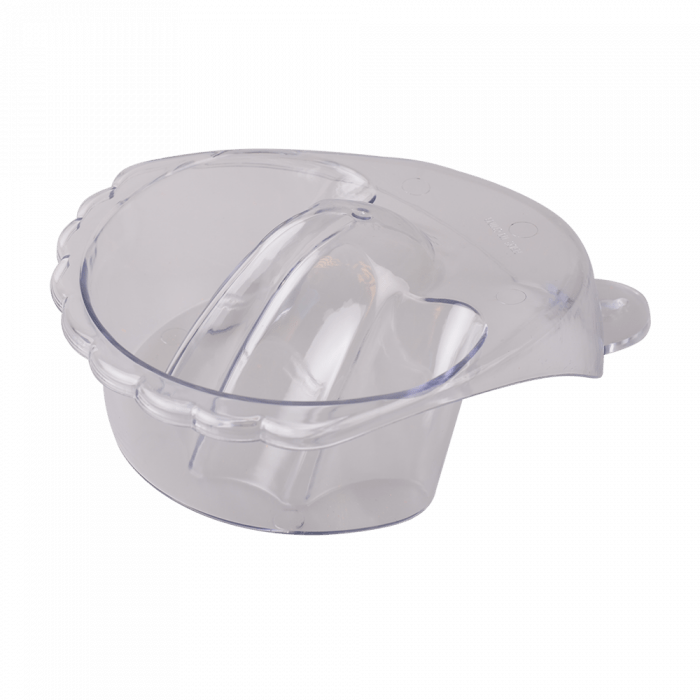 Manikűr tál kagyló alakú (Clear)