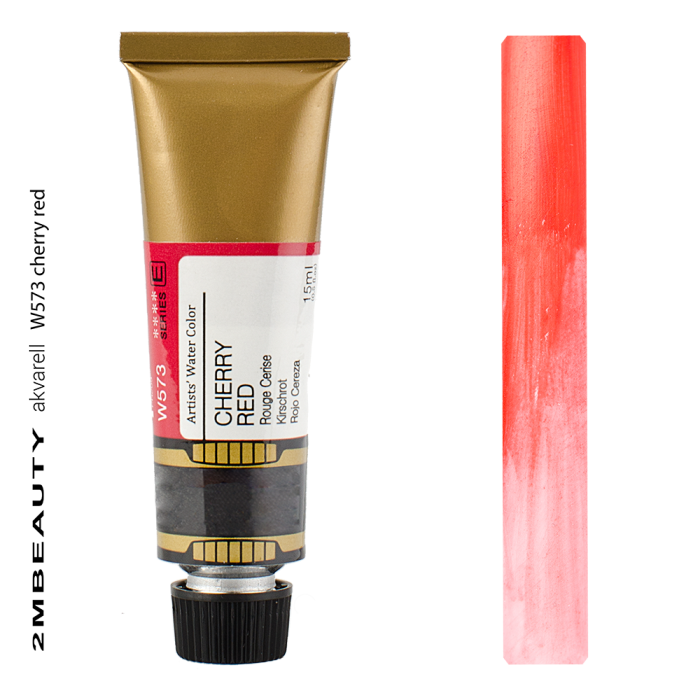 Díszítés – Akvarell - W573 - Cherry Red (15g)