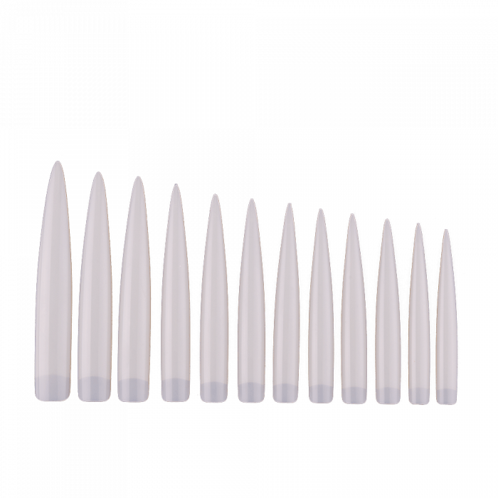 Tip - Extra Stiletto Natural (12db)
