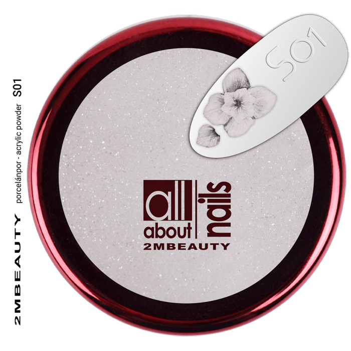 Színes Porcelánpor - selyemfényű S01 (5g)