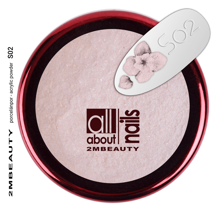 Színes Porcelánpor - selyemfényű S02 (5g)