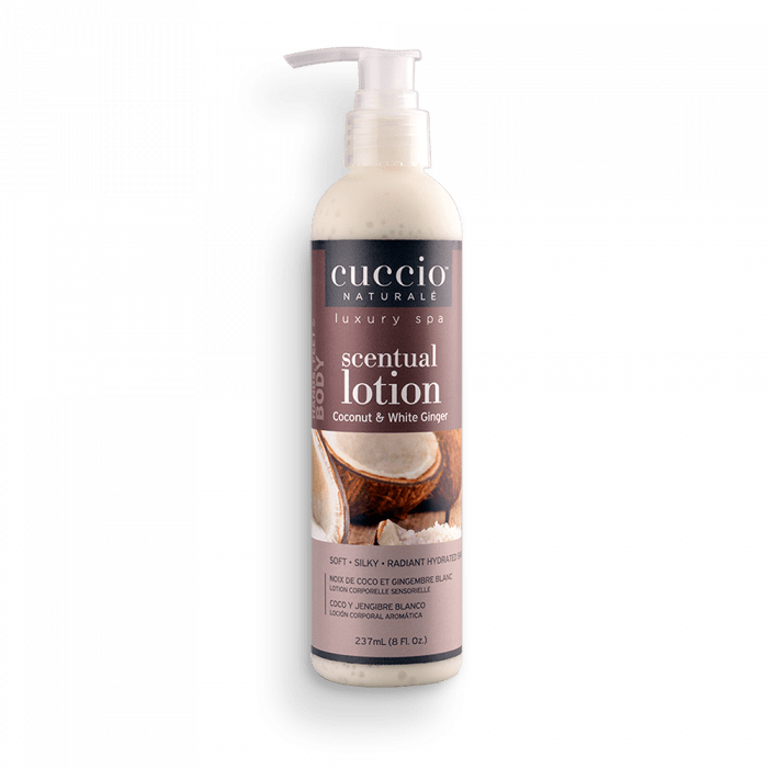 Cuccio Hidratáló Krém Kókusszal és Fehér Gyömbérrel - Scentual Lotion Coconut & White Ginger (237 ml)
