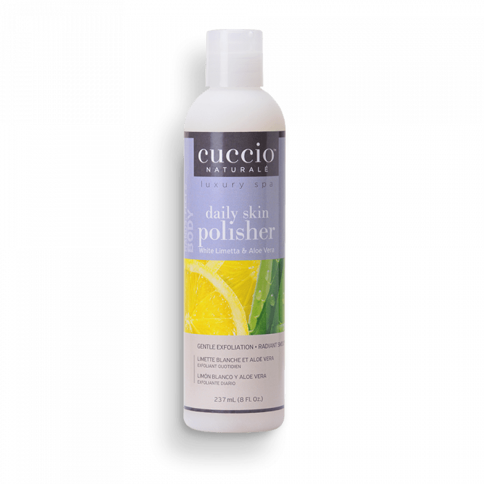 Cuccio Mikroszemcsés Bőrradír Zöldcitrommal és Aloe Verával - Daily Skin Polisher White Limetta & Aloe Vera (237 ml)
