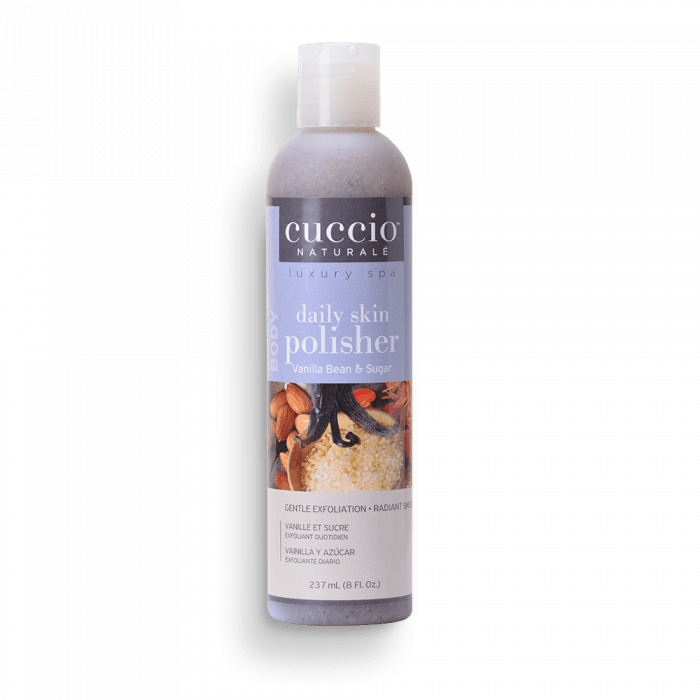 Cuccio Mikroszemcsés Bőrradír Vaníliával és Cukorral - Daily Skin Polisher Vanilla Bean & Sugar (237 ml)