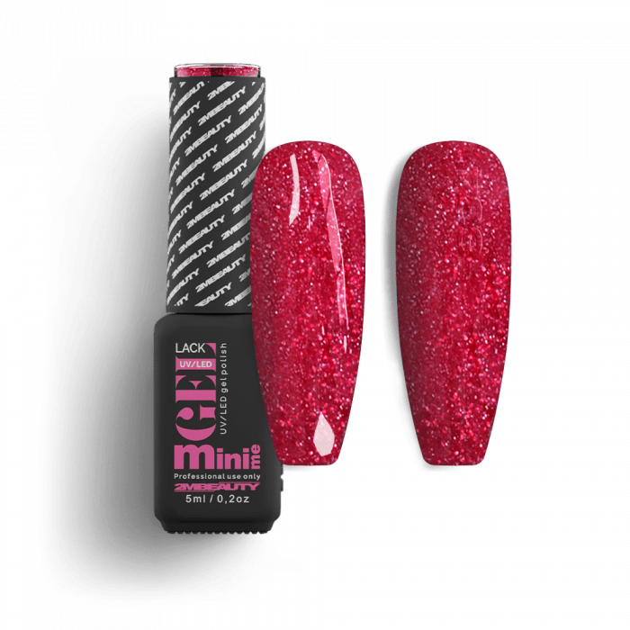 Gel Lack - Csillámos 0834 - HEMA Mentes (5ml - mini me)