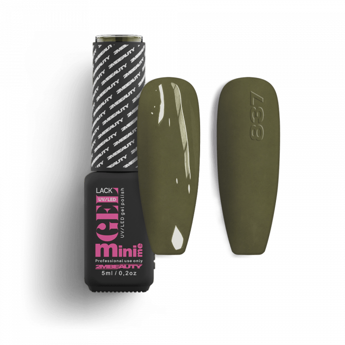 Gel Lack - Matt 0837 - HEMA Mentes (5ml - mini me)